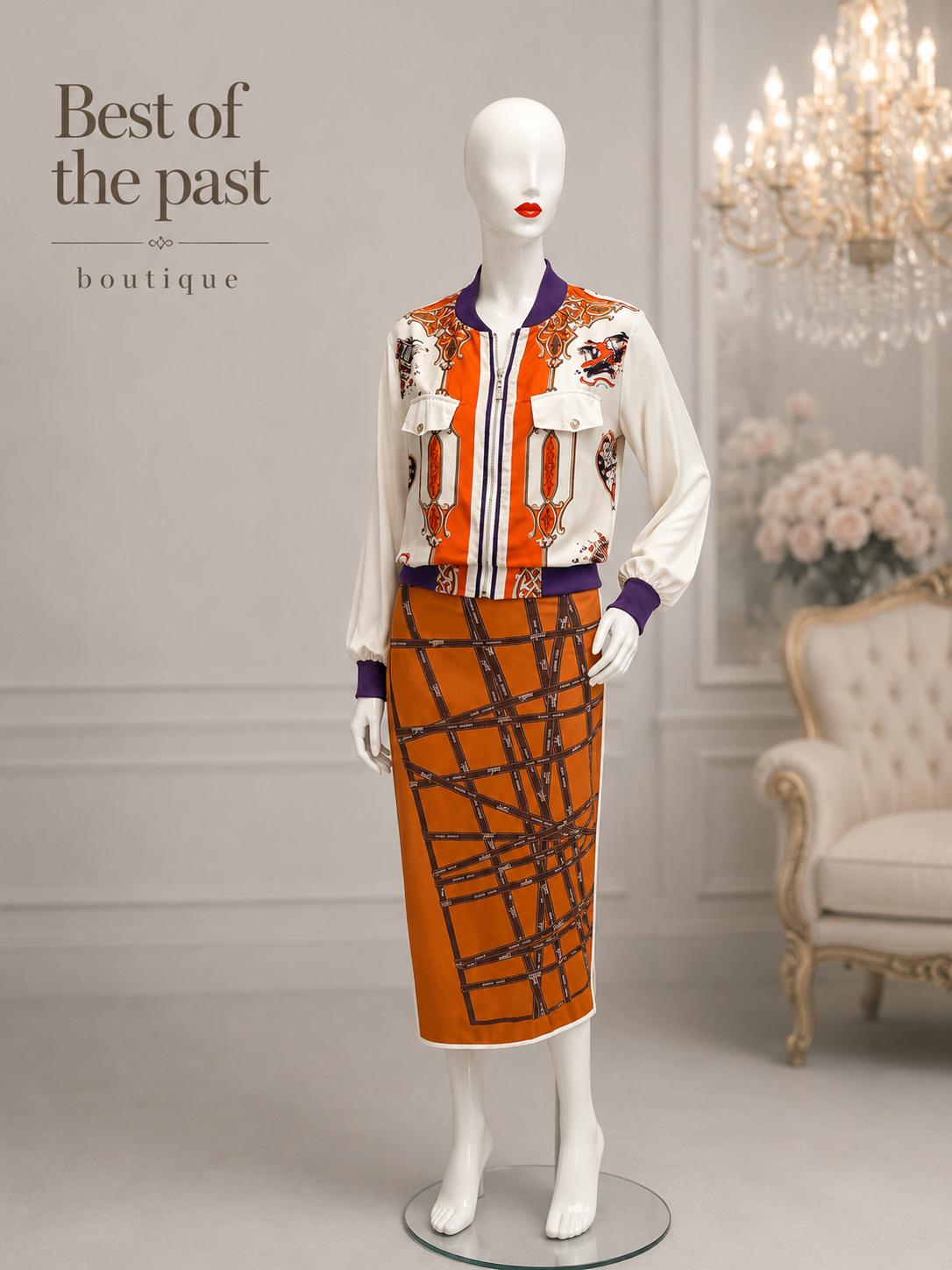 Ensemble Hermès orange