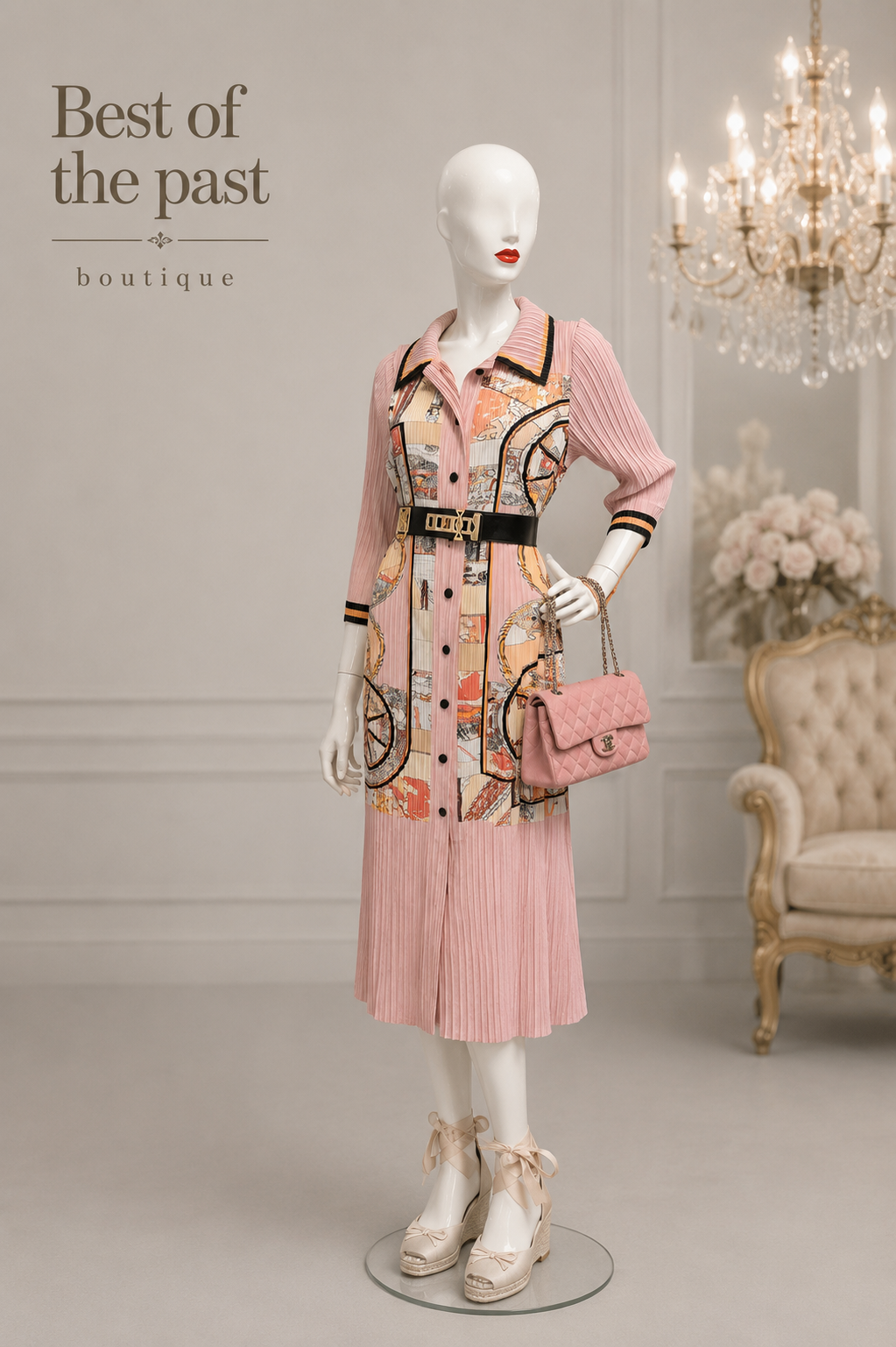 Ensemble Chanel rose