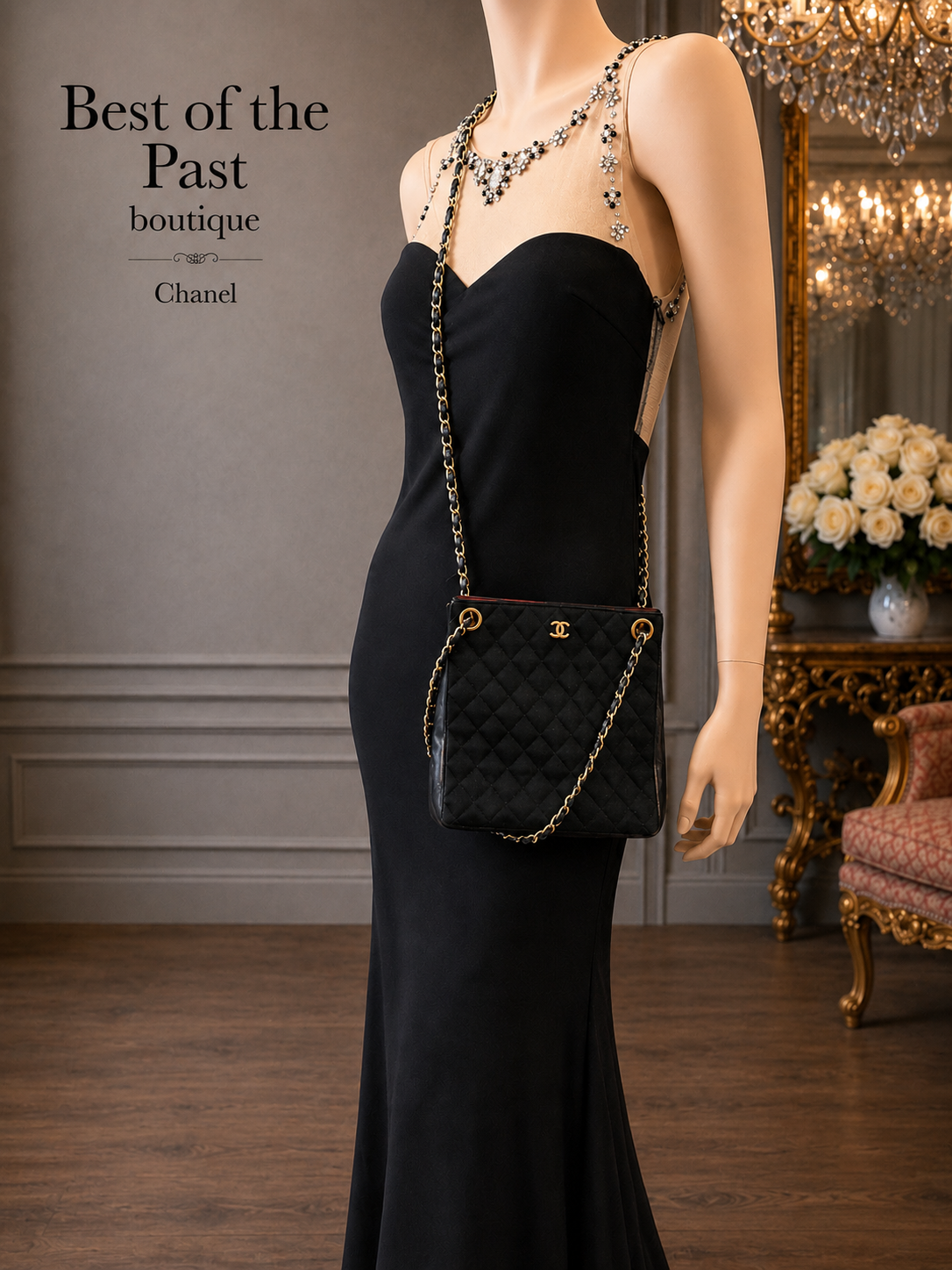 Sac Chanel matelassé noir